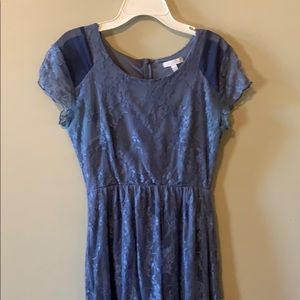 Light blue lace dress